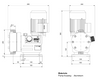 Grundfos DMX 765-3 FKM Mechanical Diaphragm Dosing Pump with Glass Valve