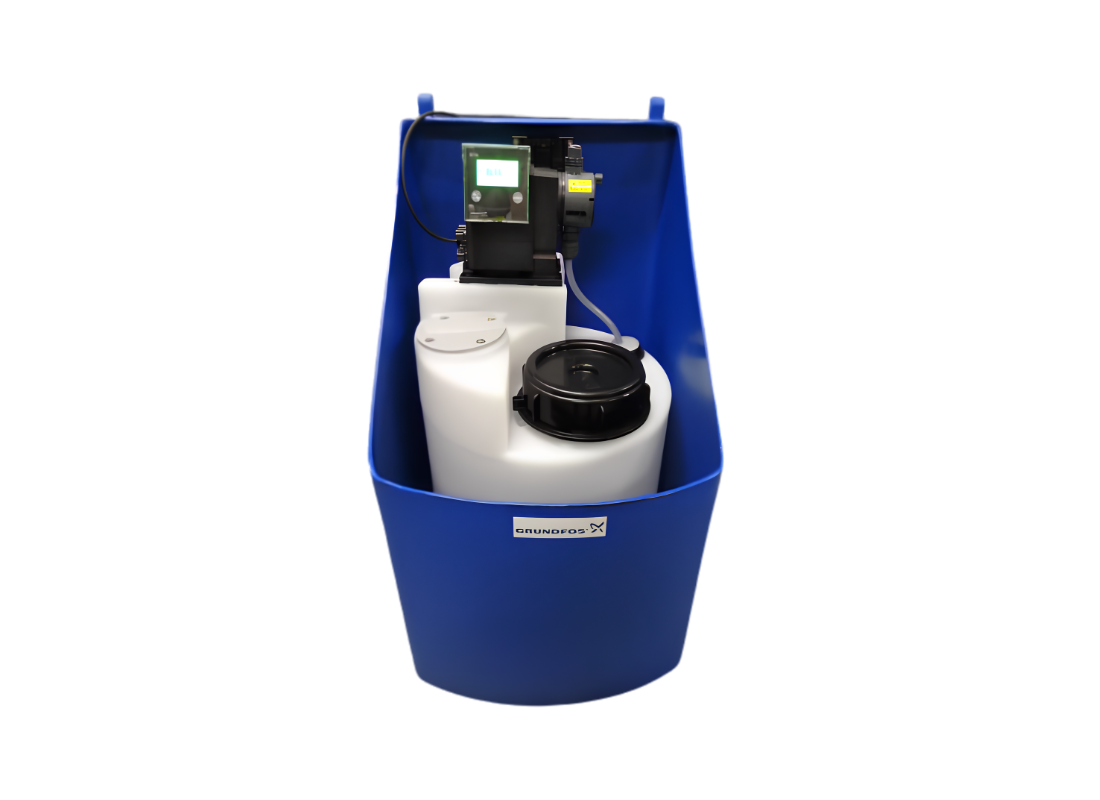 Grundfos DSB 60L Dosing Station with DDA 7.5-16 AR Advanced Control Pump & Multi-Function Valve