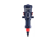 Mixtron MX150-VF water powered dosing pump showing its compact design and control valve for precise liquid dosing.