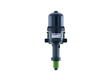 Mixtron MX900-VF water powered dosing pump with digital controls and plumbing connections, used for precise fluid dosing.