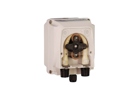SEKO PE-5 Santoprene plug peristaltic electronic chemical dosing pump for precise fluid transfer and chemical dosing.