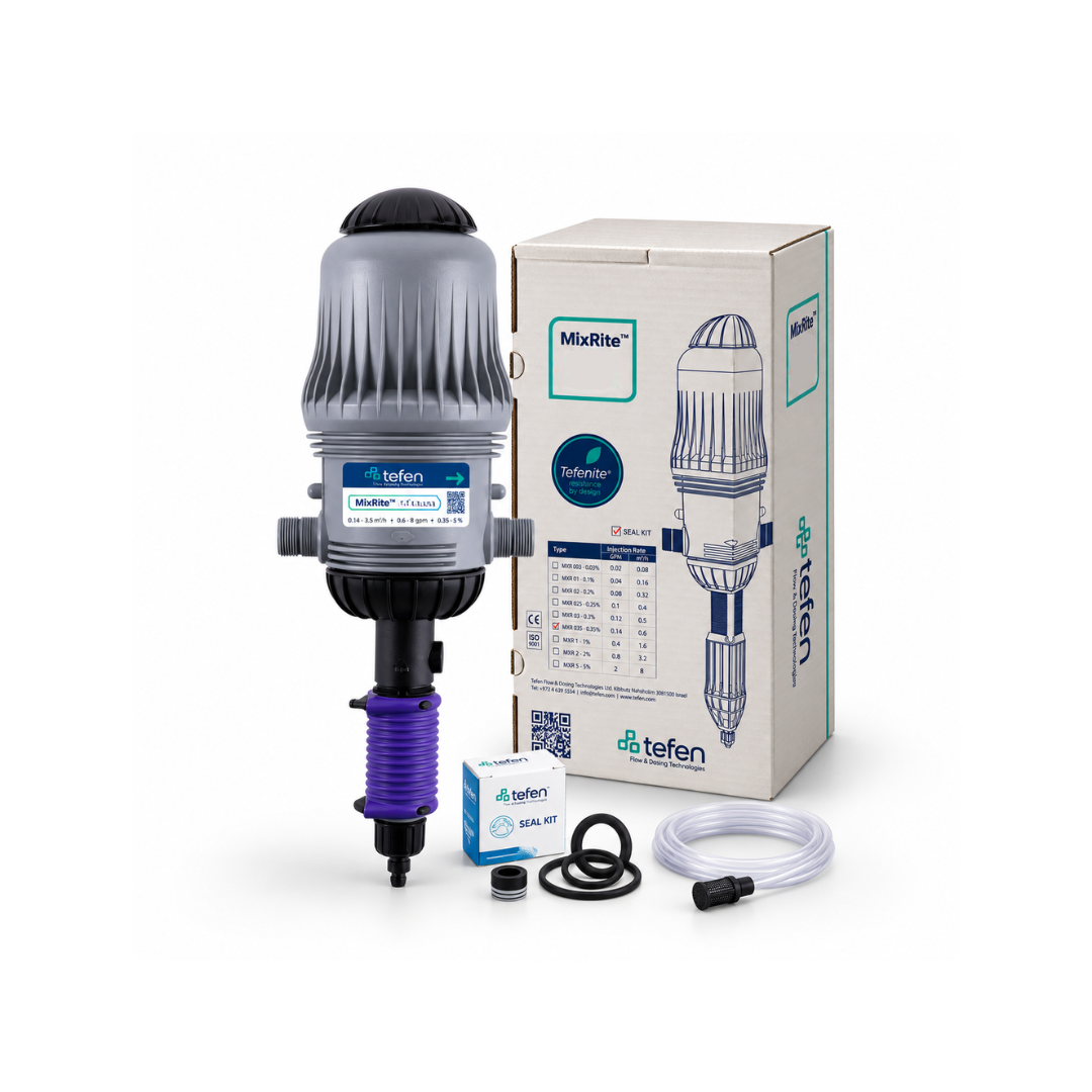 Tefen MixRite TF2.5 Car Wash  0.2–2% Water Powered Dosing Pump