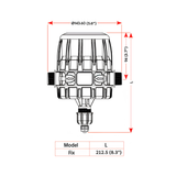 Tefen MixRite LF-1000 low-flow water powered dosing pump with adjustable flow rate from 0.2% to 2%.