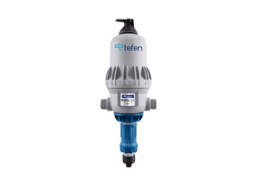 Tefen MixRite TF10 standard water-powered dosing pump with digital display and control panel for precise liquid dosing.