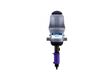 Tefen MixRite TF2.5 car wash water-powered dosing pump showing pump mechanism and control settings in a clean, technical setup.