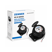 Zenner WI-N 100mm Flanged Water Meter Replacement Register Insert with 100L Pulse Output