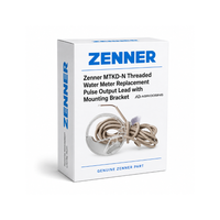 Zenner MTKD-N Threaded Water Meter Replacement Pulse Output Lead with Mounting Bracket