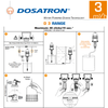 Dosatron D3WL2AF High Flow 0.2–2% Water Powered Dosing Pump