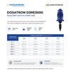 Dosatron D3RE3000VF Standard 0.03–0.3% Water Powered Dosing Pump
