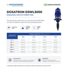 Dosatron D3WL3000AF High Flow 0.03–0.3% Water Powered Dosing Pump