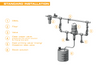 Dosatron D9AL2VF Animal Line 0.2–2% Water Powered Dosing Pump