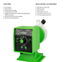 EMEC AMSPLUS 02-60-VF Advanced Foot Mounted Electronic Chemical Dosing Pump