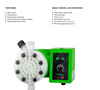 EMEC TMSMF-VF 03-30 Digital Wall Mounted Electronic Chemical Dosing Pump