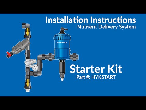 Dosatron HYKSTART-STD Lo-Flo 3/4" Standard Nutrient Delivery Starter Kit